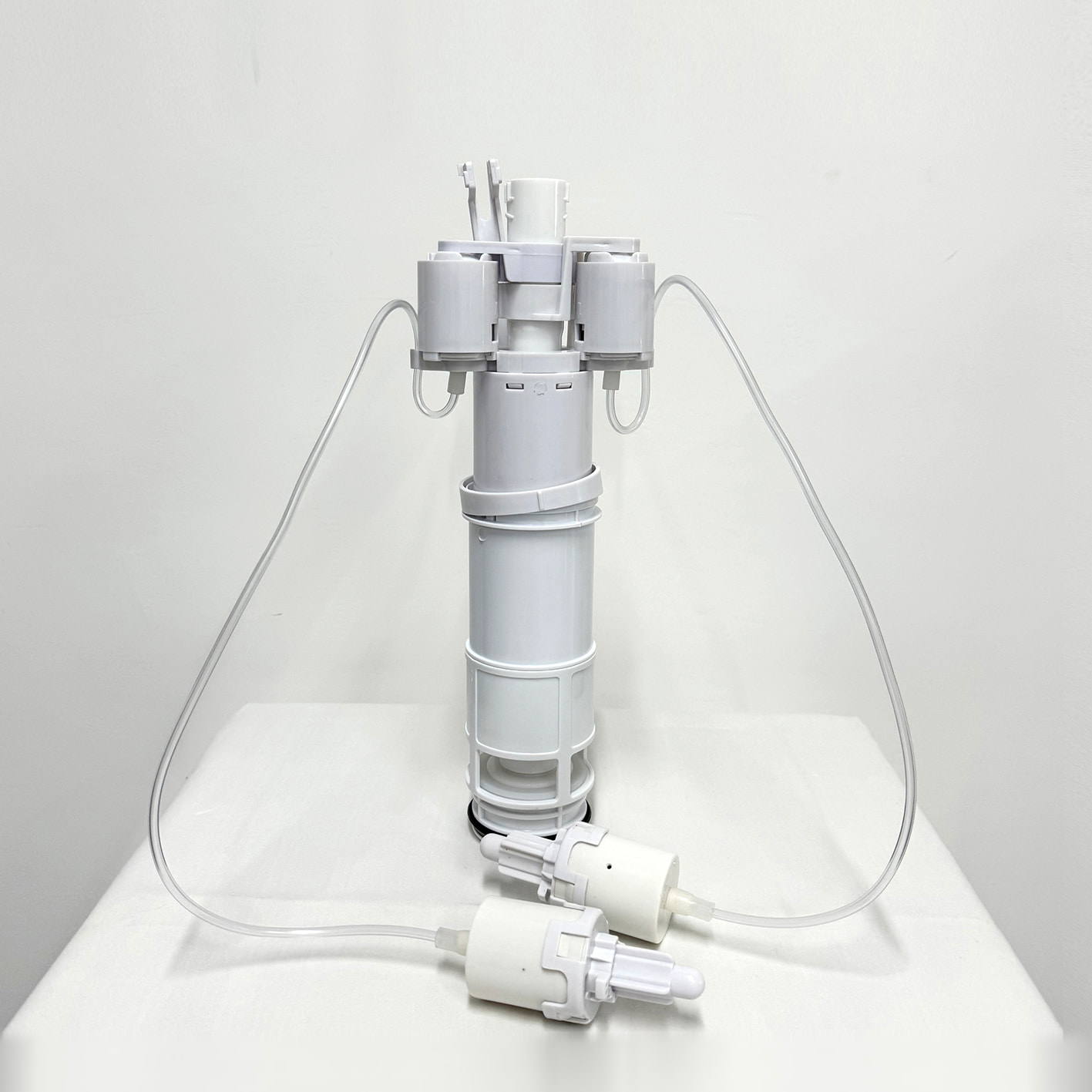 Pneumatic flush toilet panels with customizable designs