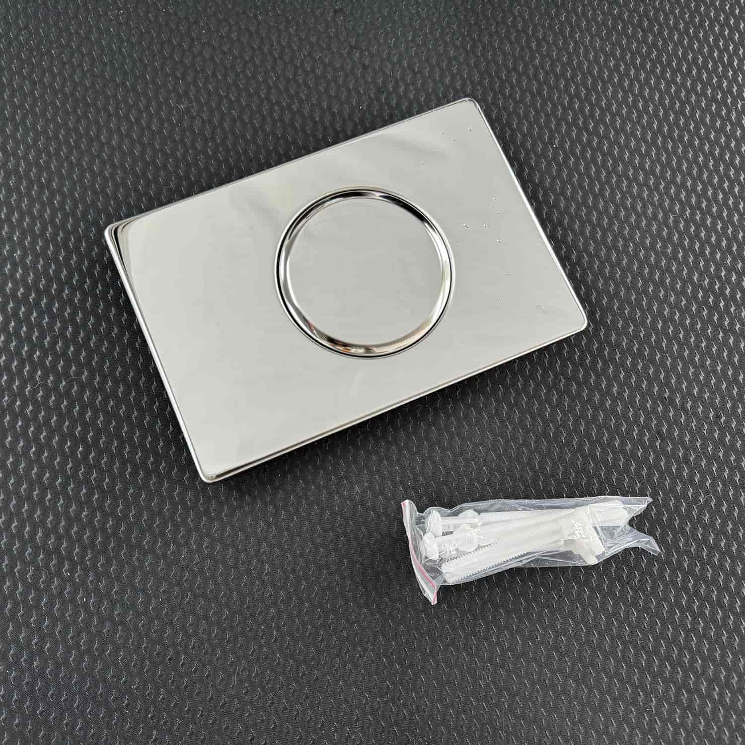 Single-press stainless steel panel