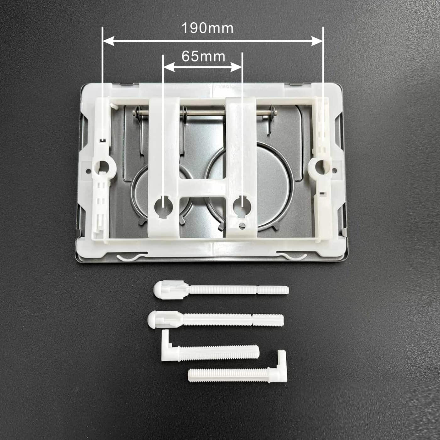 Adjustable dual flush mechanisms