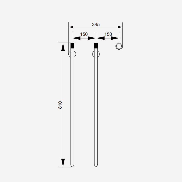 Adjustable temperature electric towel rack