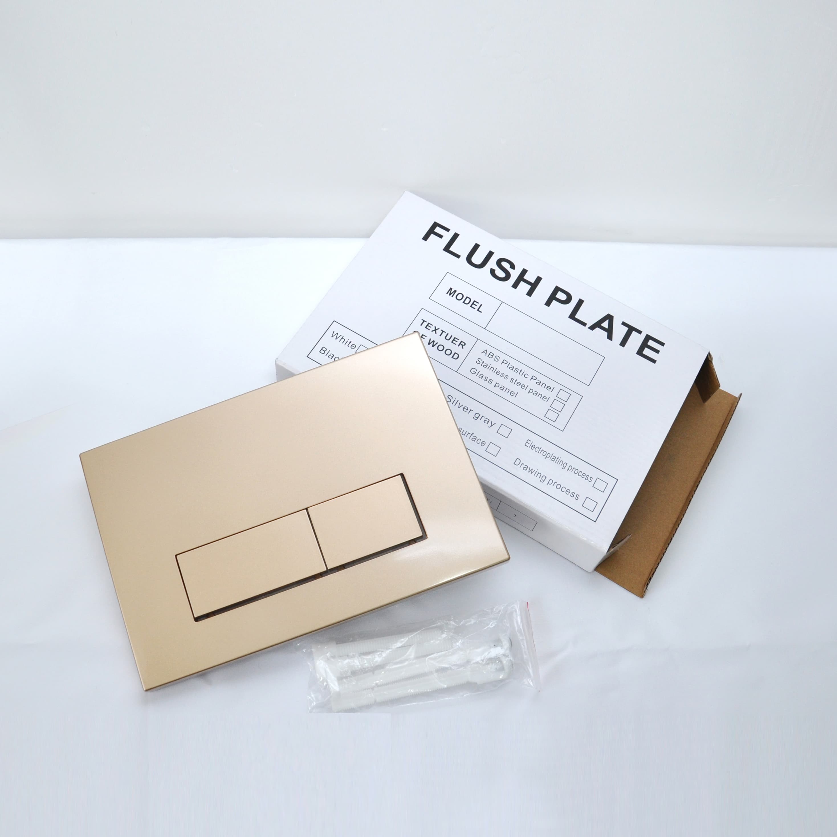 Water-saving flush tank buttons