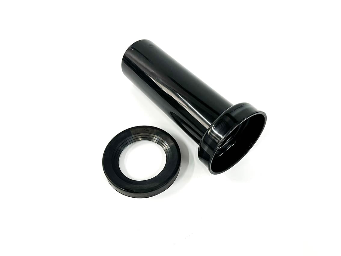 Corrugated drain pipe extension