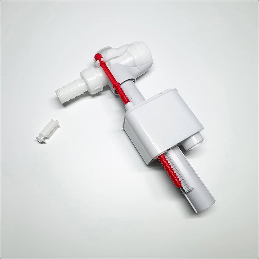 Silent pneumatic inlet valve