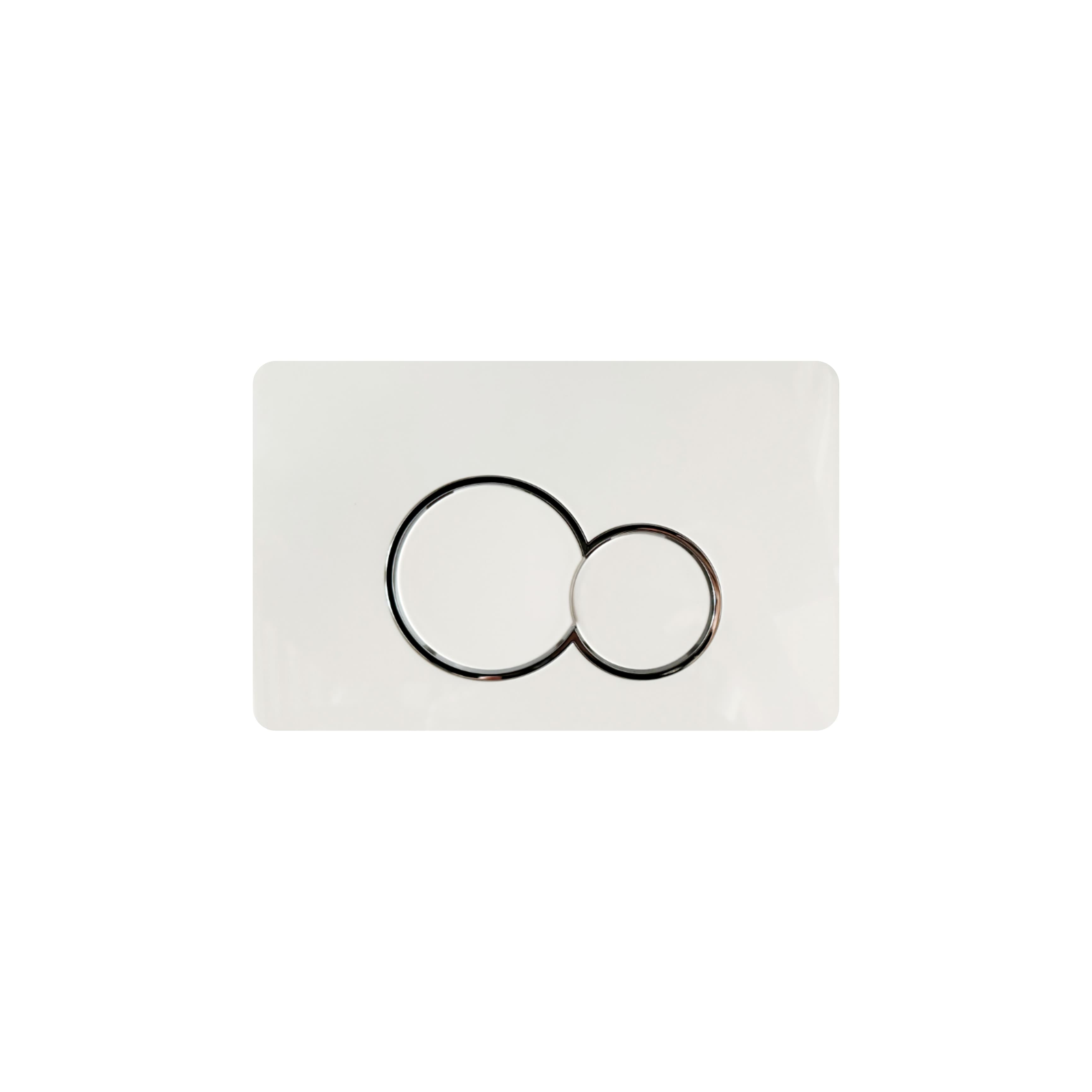 Dual-Flush Round Button Plastic Cistern Panel GLY-601