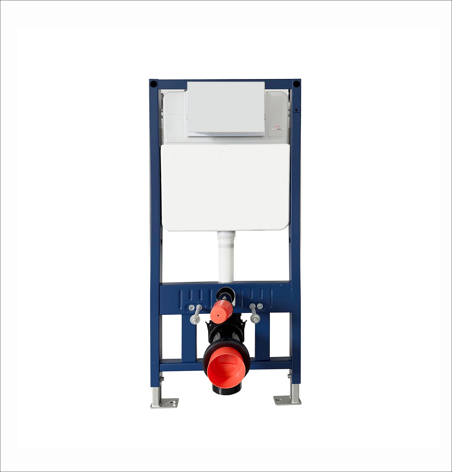Concealed water tank with reinforced bracket